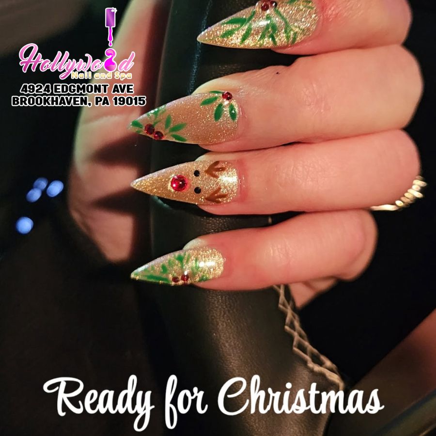 Nail design by Hollywood Nails and Spa